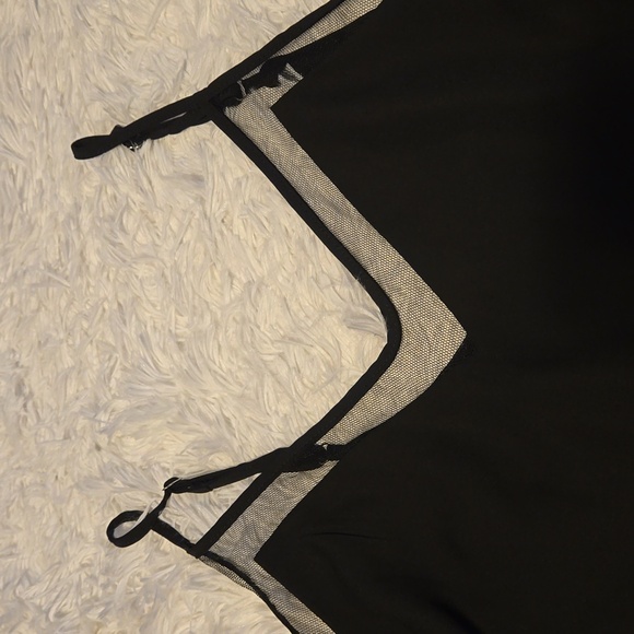 NWT Sweet Fling Black Mesh Tank Top  Size Small - Picture 10 of 12